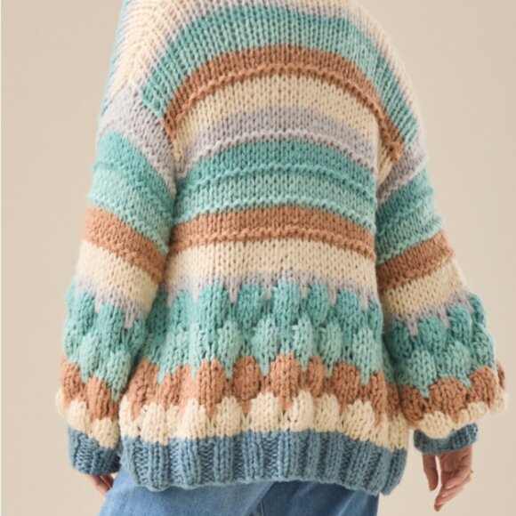 Altar'd State chunky multicolor cardigan XS - Picture 3 of 5